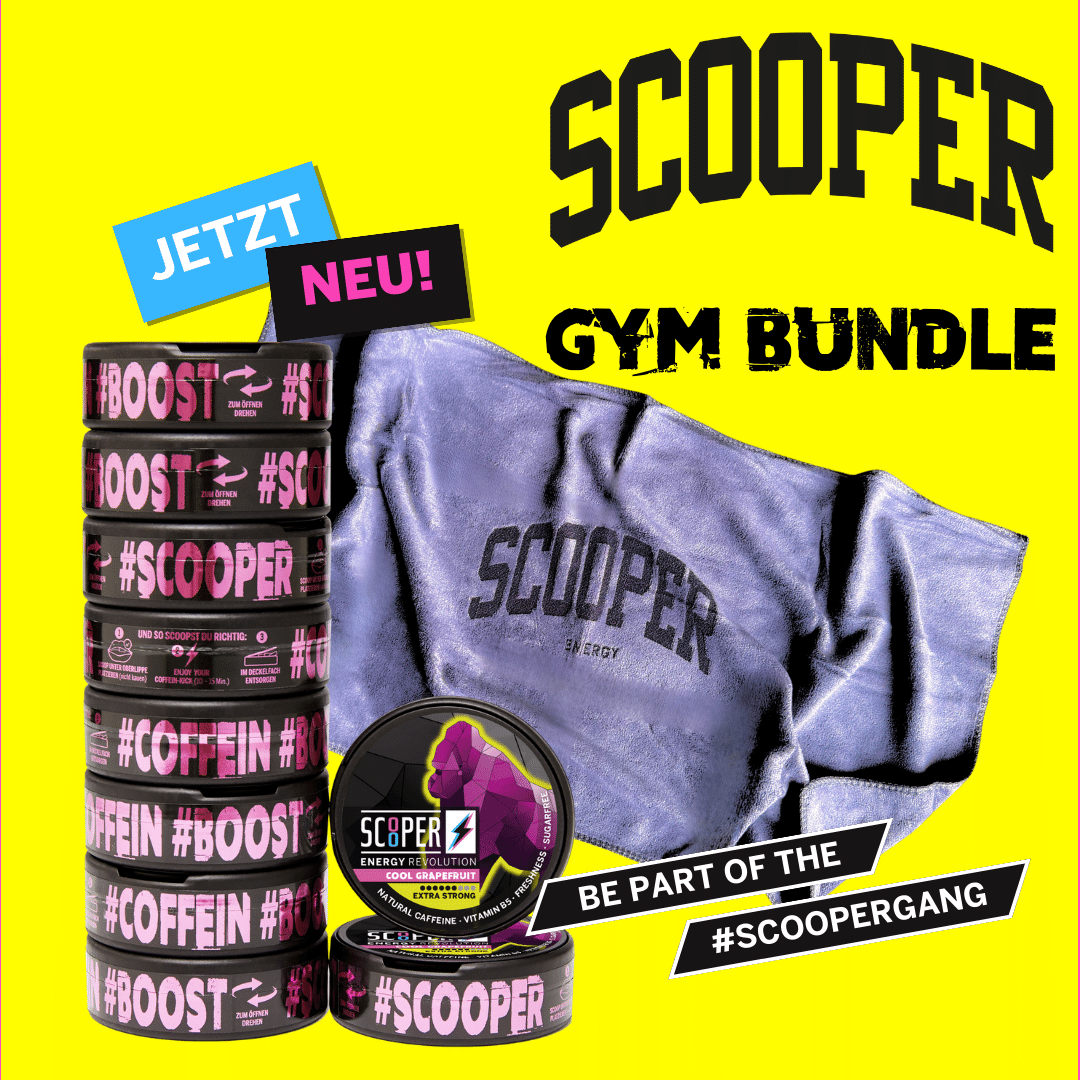 Scooper Gym Bundle  10er Shrink + Gym Handtuch