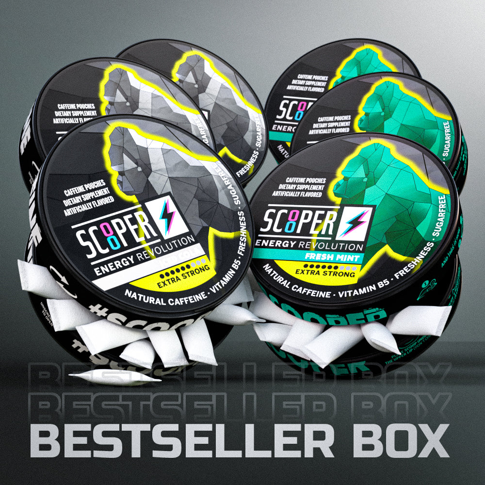SCOOPER Energy Bestseller Box Extra Strong (6 Dosen)
