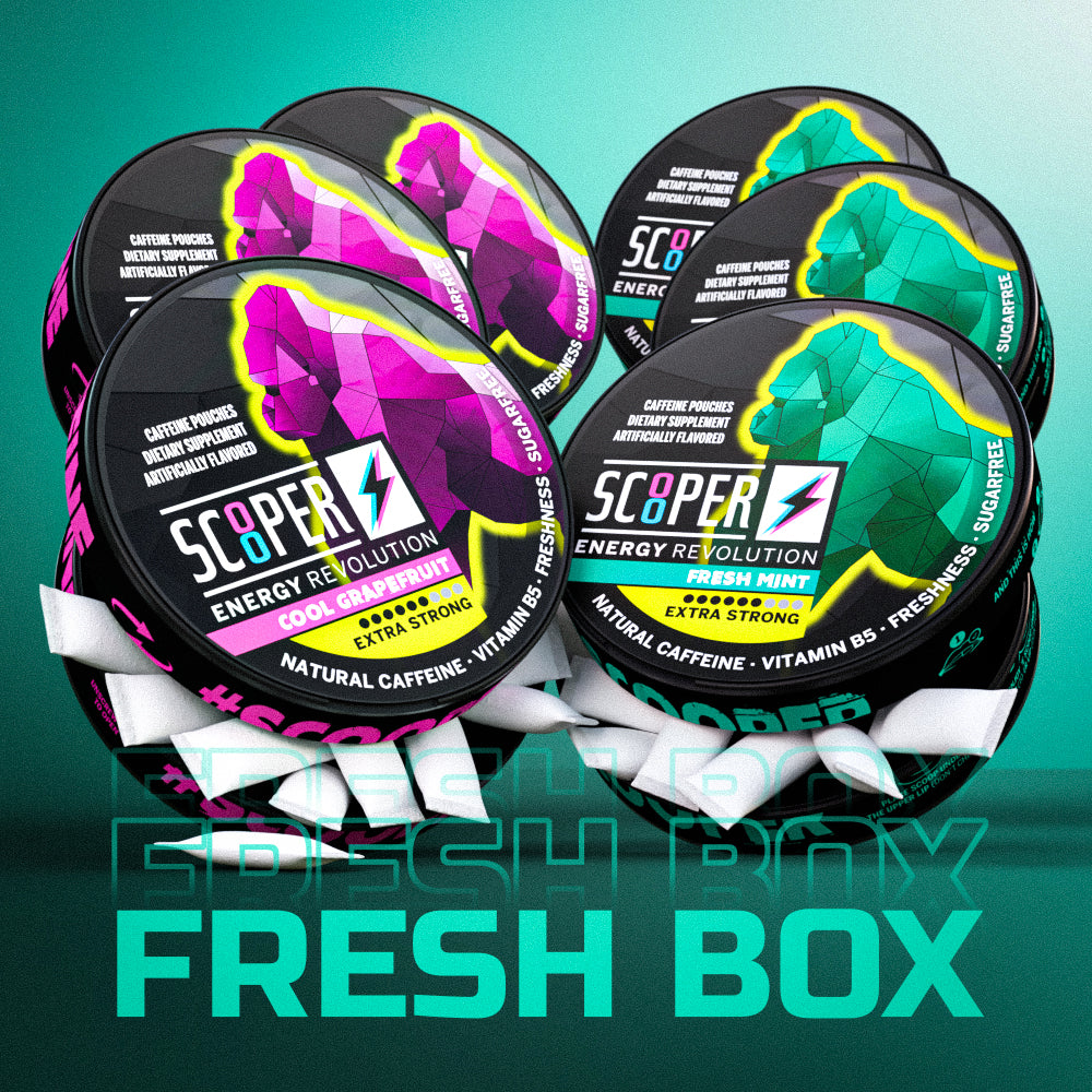 SCOOPER Energy Fresh Box Extra Strong (6 Dosen)