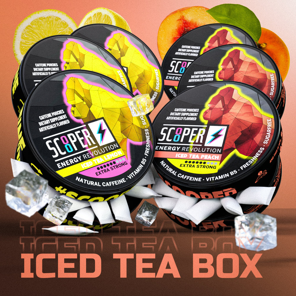 SCOOPER Energy Iced Tea Box Extra Strong (6 Dosen)