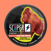 Scooper Energy Nikotinfreies Snus Iced Tea Peach mit 80mg Koffein
