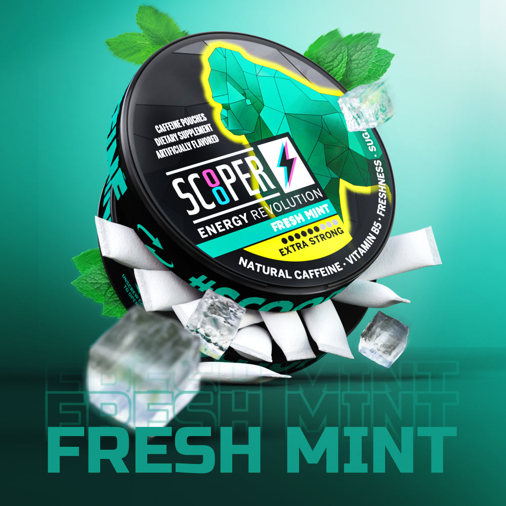 SCOOPER Energy Fresh Mint Extra Strong