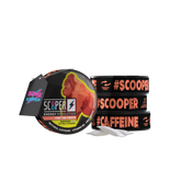 SCOOPER Energy 4 Dosen Iced Tea Peach mit Energy Pouches und 80mg Koffein Anhänger.