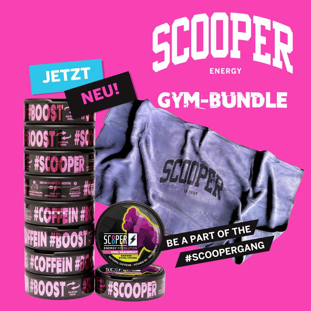 Scooper Gym Bundle  10er Shrink + Gym Handtuch