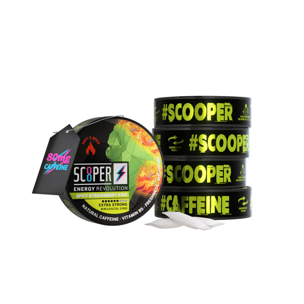 SCOOPER Energy Spicy Strawberry Kiwi Extra Strong