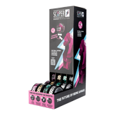 SCOOPER Energy L Display in der seitlichen Ansicht mit 4 Sorten.